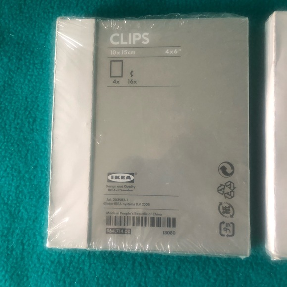 IKEA Accents Ikea Clips Rimless Picture Frames 2 Packs Of 4 Each